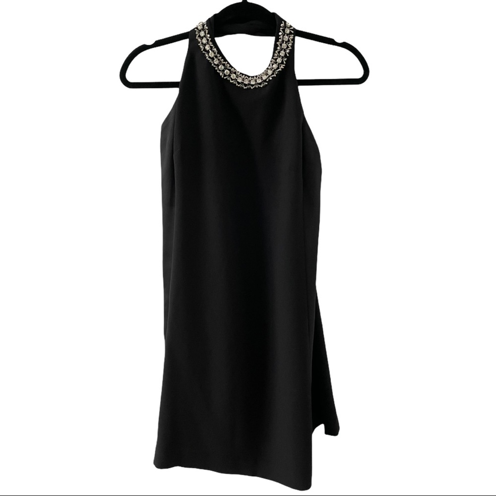 Rebecca Taylor Studded Scoop Neck Sleeveless Dress - Picture 1 of 10